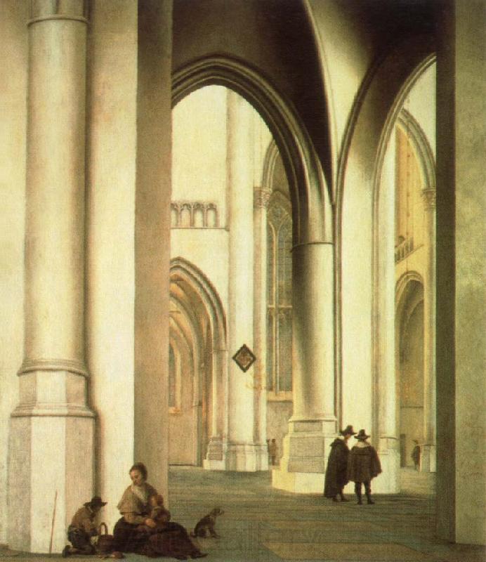 Pieter Jansz Saenredam interior of the st.bavo church,haarlem France oil painting art
